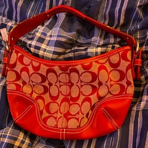 Red Coach Purse